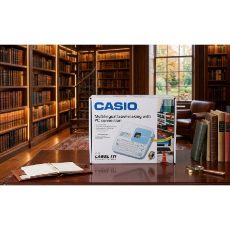 Casio Multilingual Label Making with PC Connection KL-G2 - casio | Gold Star Kuwait - Gold Star Computer Kuwait