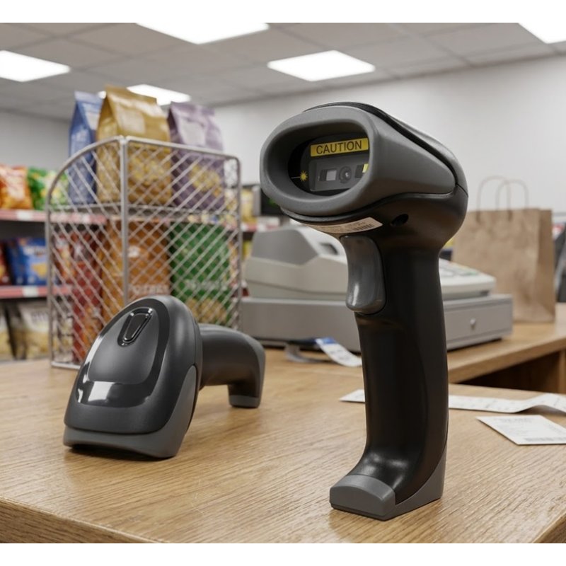 Crewnix 2D Wireless Barcode Scanner K-622BT | Gold Star Kuwait - Gold Star Computer Kuwait
