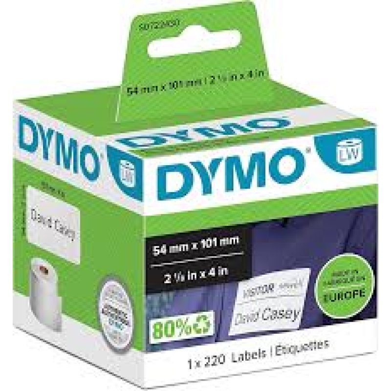Dymo 99014 Thermal Labels – 54mm x 101mm - Dymo | Gold Star Kuwait - Gold Star Computer Kuwait