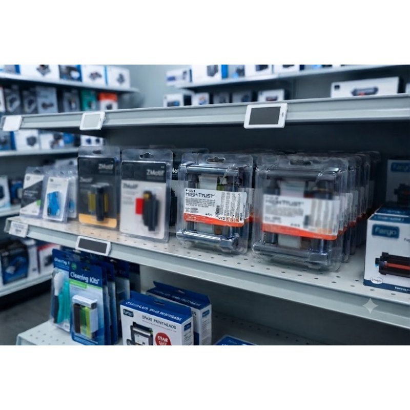 Evolis YMCKO Consumables Color Ribbon, Primacy 2 Compatible, 300 Prints, 1 Roll | R5F208M100 - Evolis | Gold Star Kuwait - Gold Star Computer Kuwait