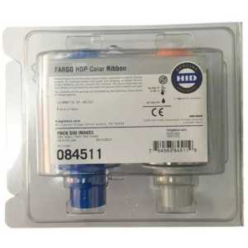 FARGO HDP Color Ribbon 084511 YMCK 500 images - HID | Gold Star Kuwait - Gold Star Computer Kuwait