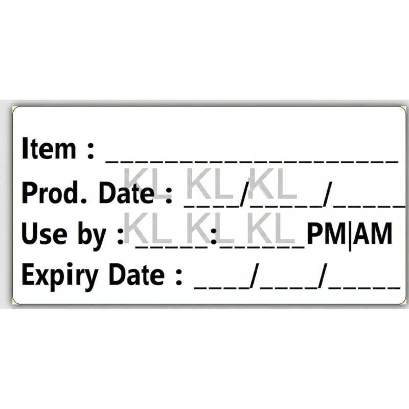 Food Prep & Accountability Labels | Gold Star Kuwait - Gold Star Computer Kuwait