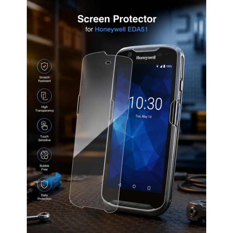 Glass PRO Screen Protector for EDA51 Premium Tempered | Gold Star Kuwait - Gold Star Computer Kuwait