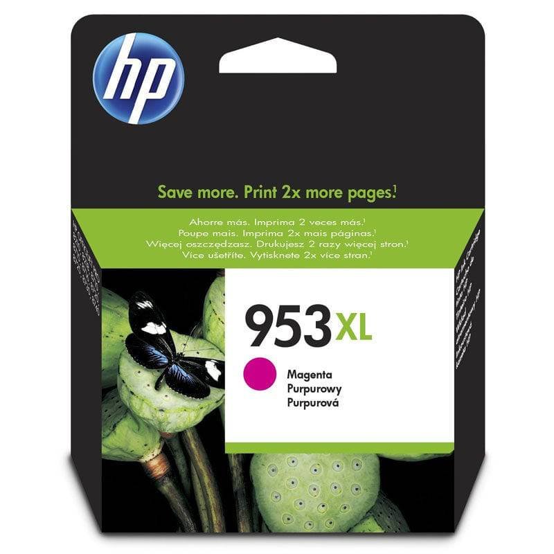 HP 953XL High Yield Magenta Original Ink Cartridge (F6U17AE) | Gold Star Kuwait - Gold Star Computer Kuwait