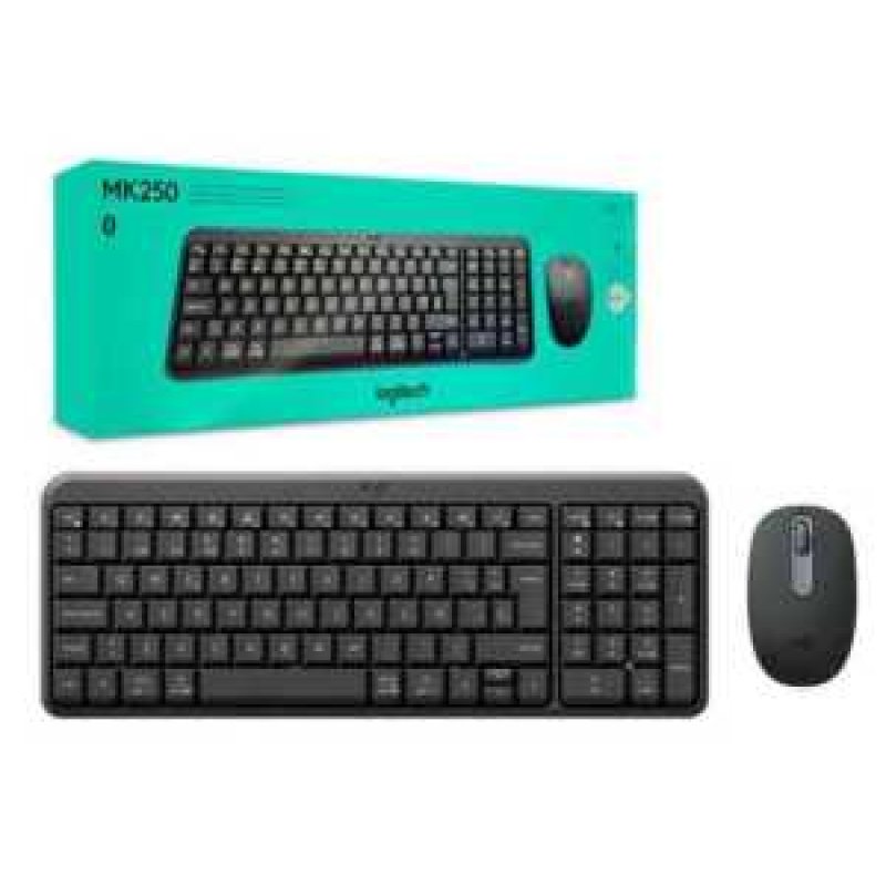 Logitech MK250 Wireless Keyboard and Mouse Combo | Gold Star Kuwait - Gold Star Computer Kuwait