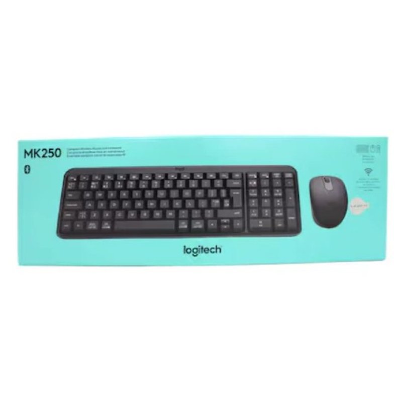 Logitech Wireless Keyboard MK250 Bluetooth Combo - Logitech | Gold Star Kuwait - Gold Star Computer Kuwait