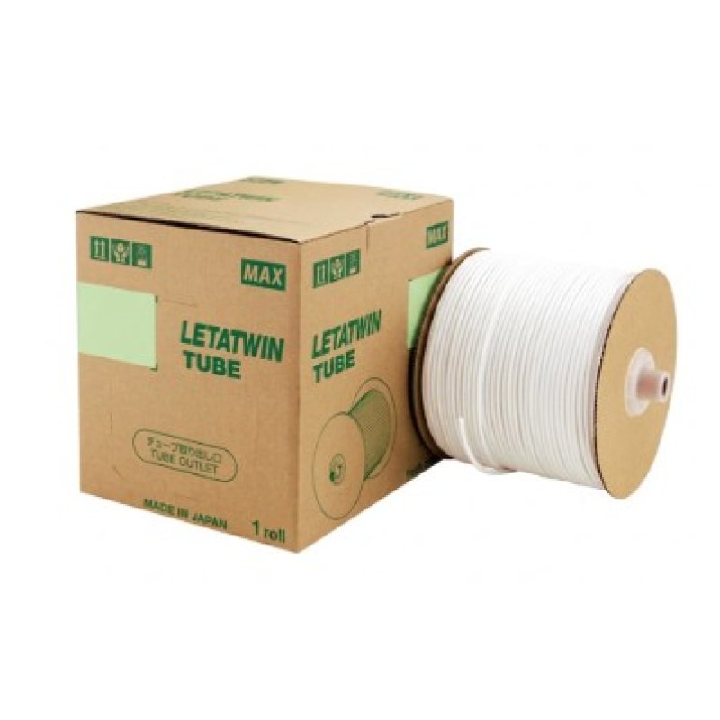MAX Letatwin LM-TU464L 6.4mm x 100m Vinyl PVC L Tube Roll | Gold Star Kuwait - Gold Star Computer Kuwait
