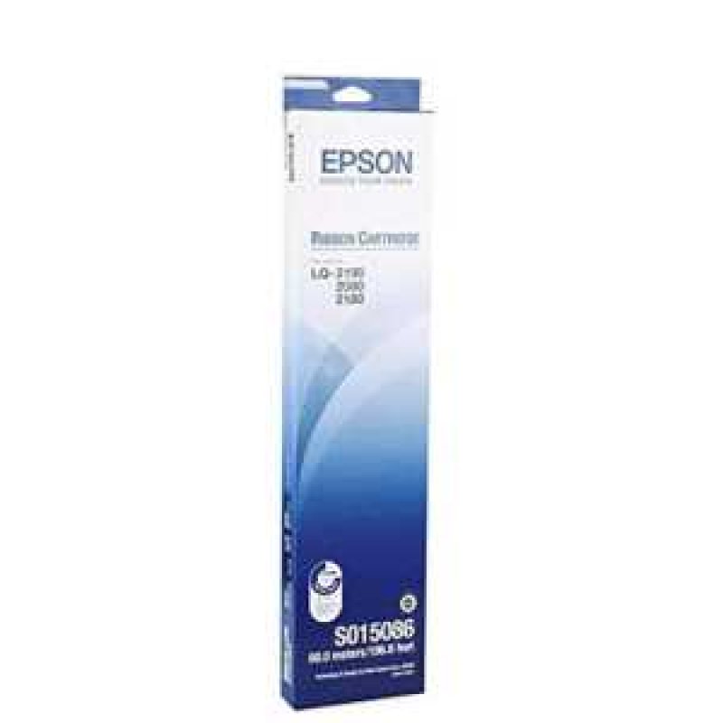Ribbon Cartridge Epson LQ 2080 - 2180 - 2190 S015086 | Gold Star Kuwait - Gold Star Computer Kuwait