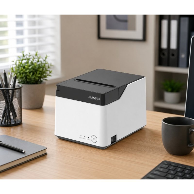 Thermal Receipt Printer QF-300-UBT White 250mm/sec | Gold Star Kuwait - Gold Star Computer Kuwait